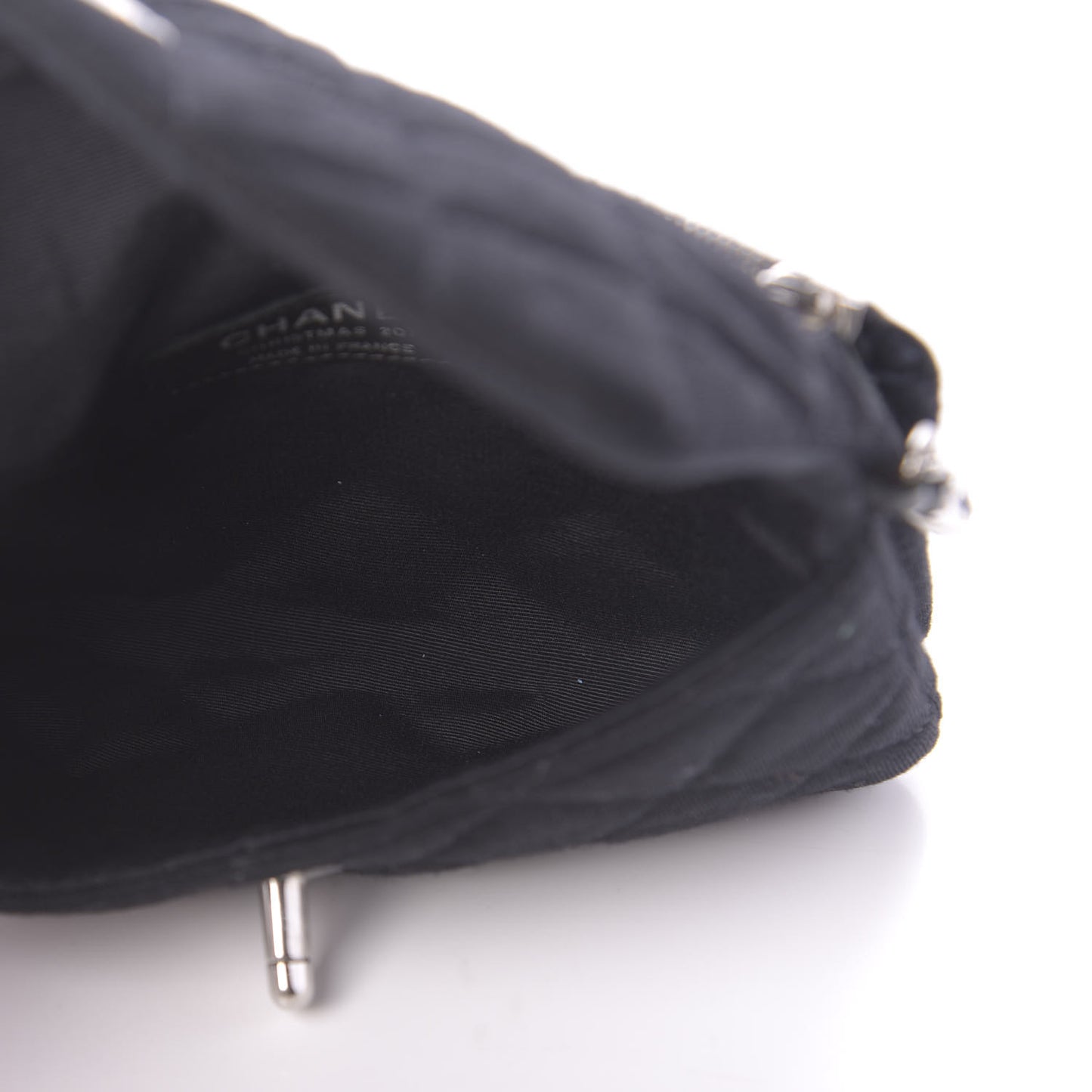 Jersey Quilted Mini Flap Black