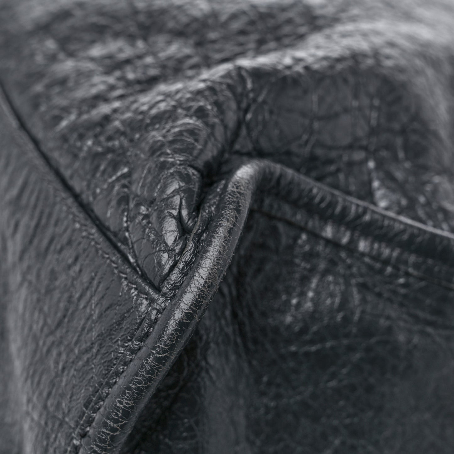 Agneau Classic Gold Hardware City Gris Fossile Anthracite