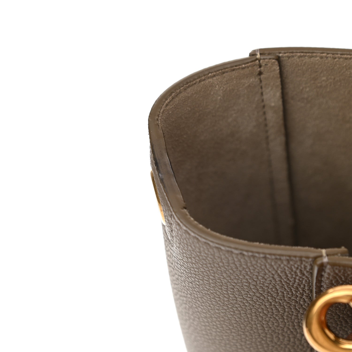 Celine Soft Grained Calfskin Small Sangle Bucket Bag Taupe 12 of 15