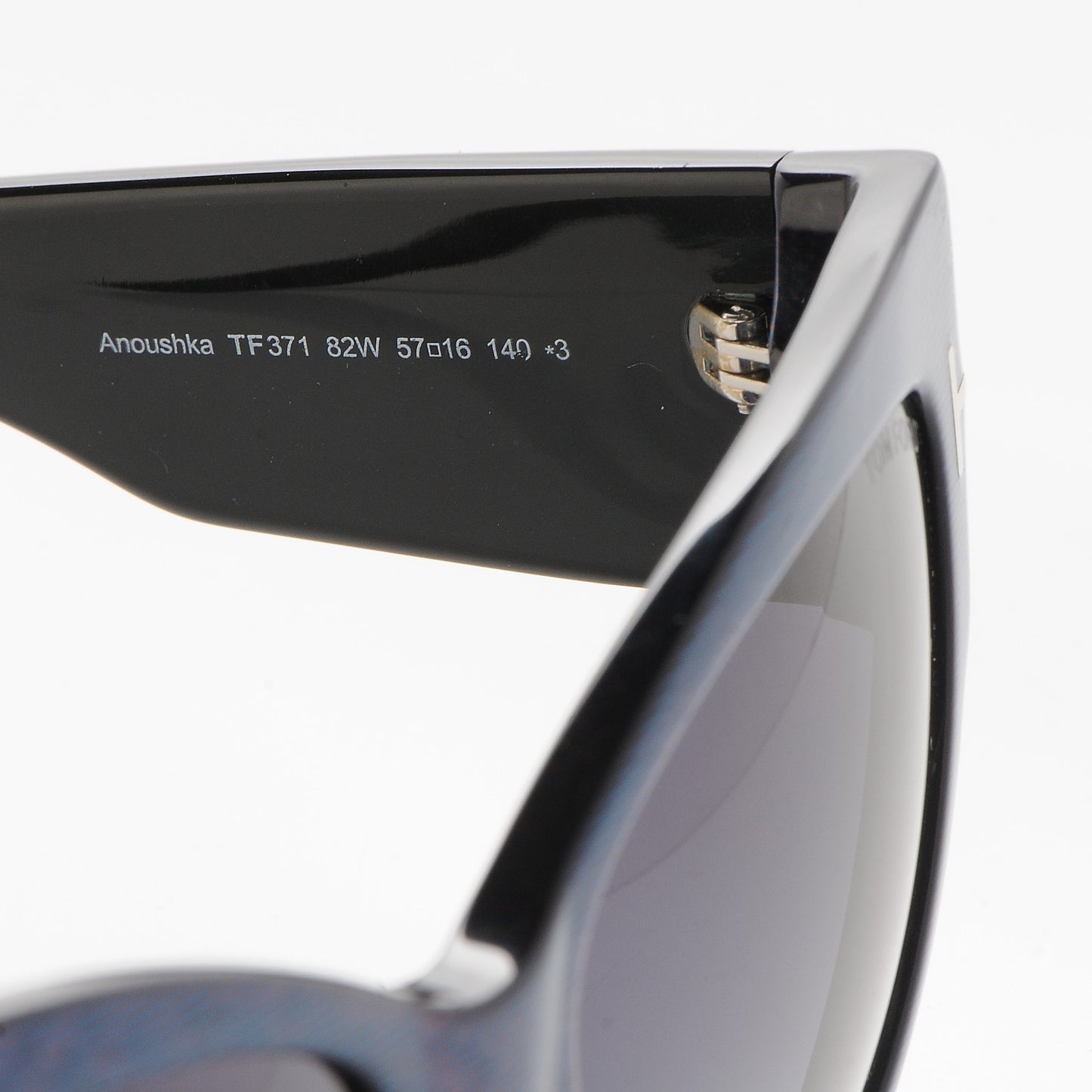 Acetate Anoushka Cat Eye Sunglasses TF371 Blue Multi