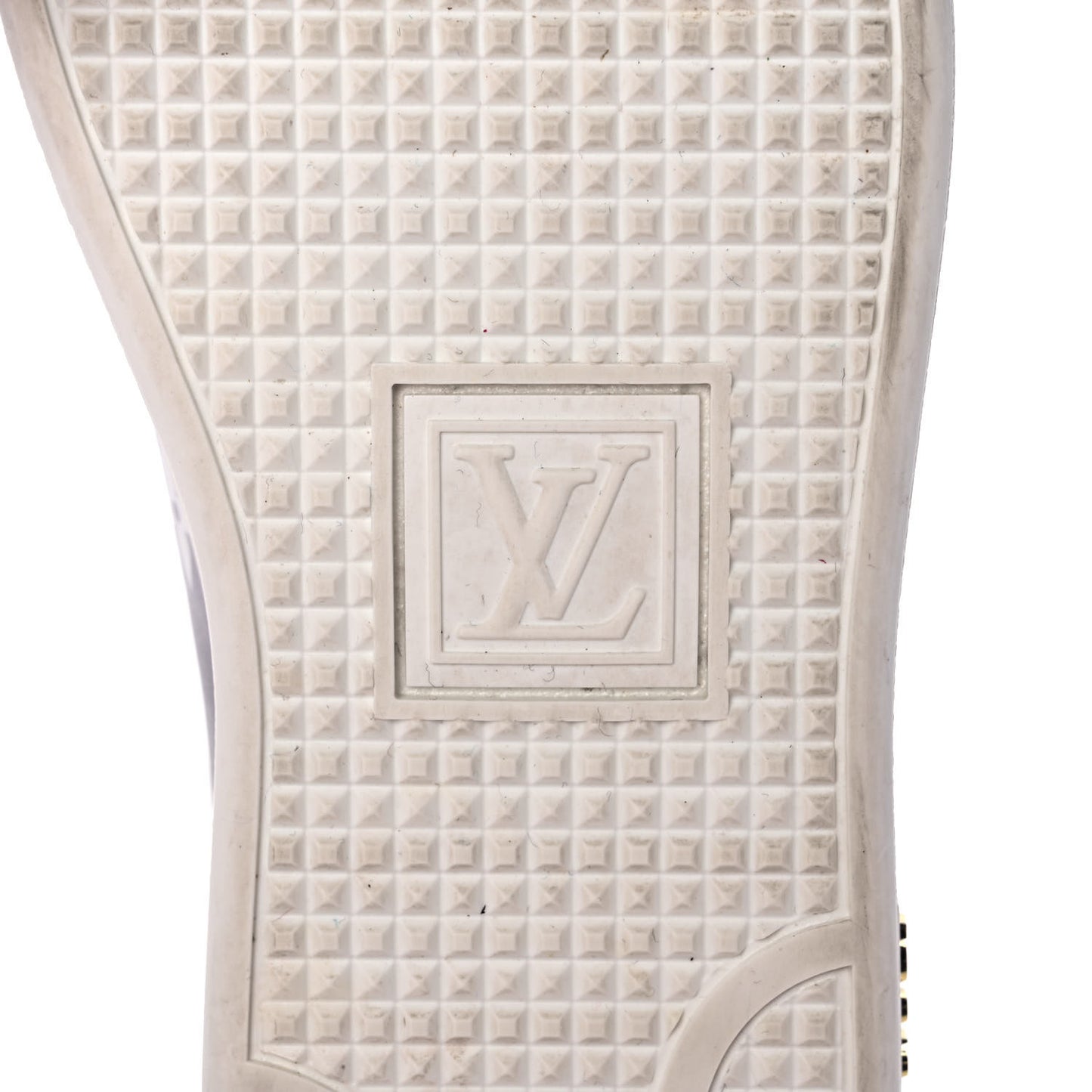 Calfskin Monogram Frontrow Sneakers 38.5 White Black