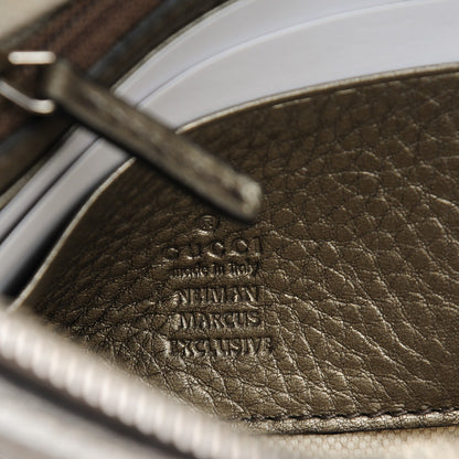 Gucci Guccissima Horsebit Detail Wristlet Pewter 7 of 8