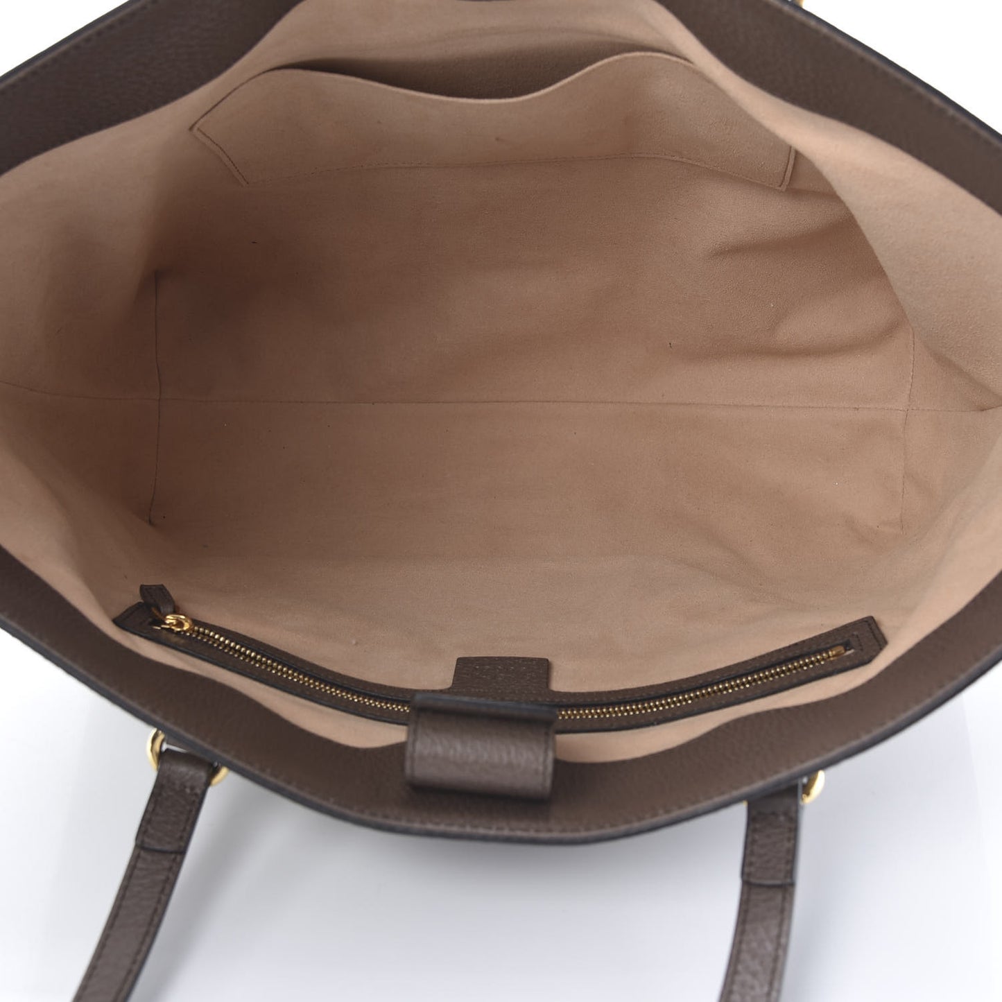 GG Supreme Monogram Medium Ophidia Shopping Tote Brown