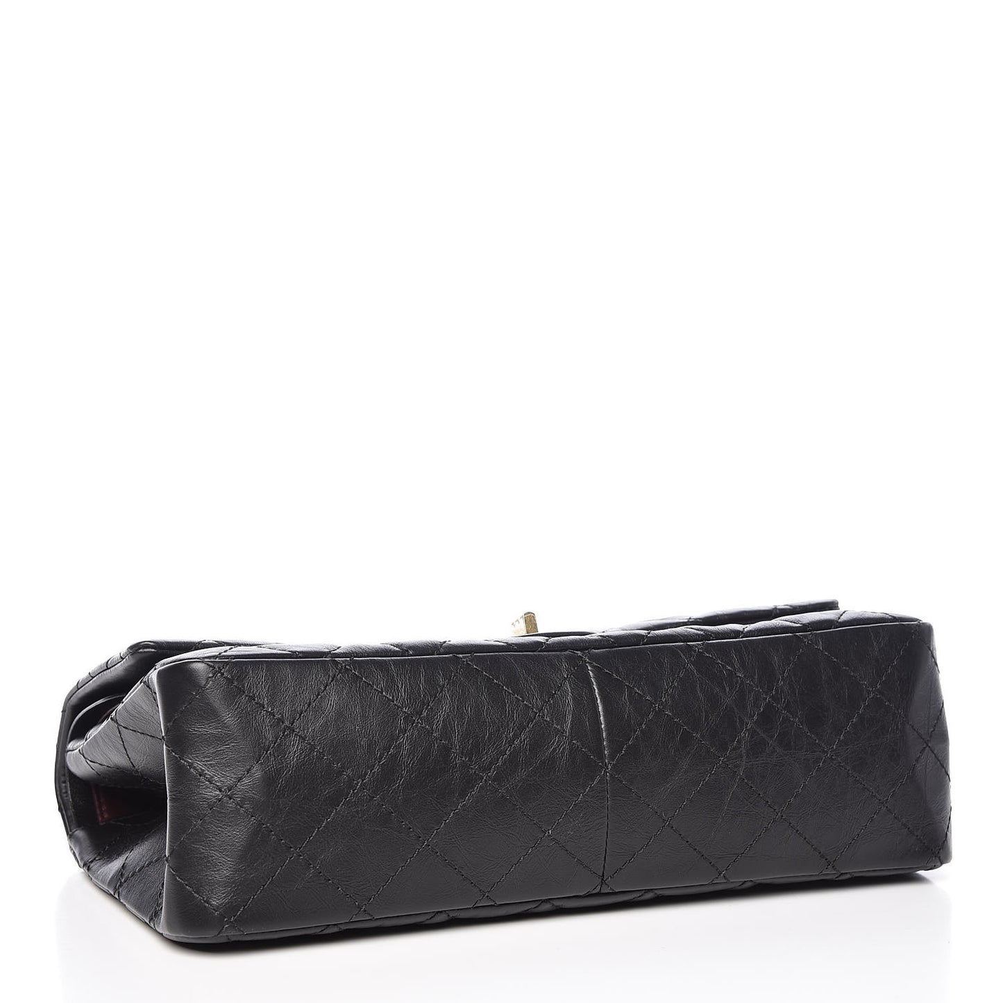 Aged Calfskin Quilted 2.55 Reissue 226 Flap Black