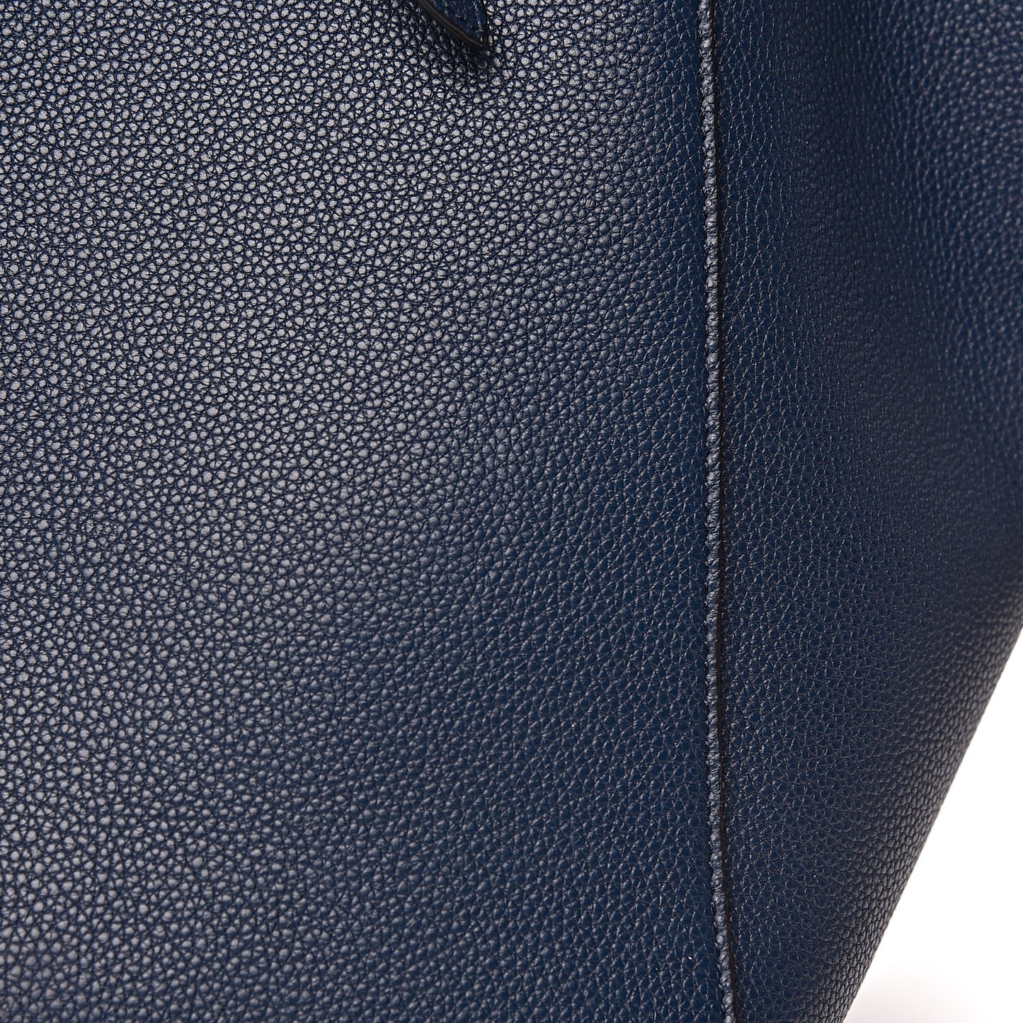 Soft Grained Calfskin Small Belt Cabas Phantom Abyss Blue