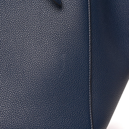 Celine Soft Grained Calfskin Small Belt Cabas Phantom Abyss Blue 9 of 12