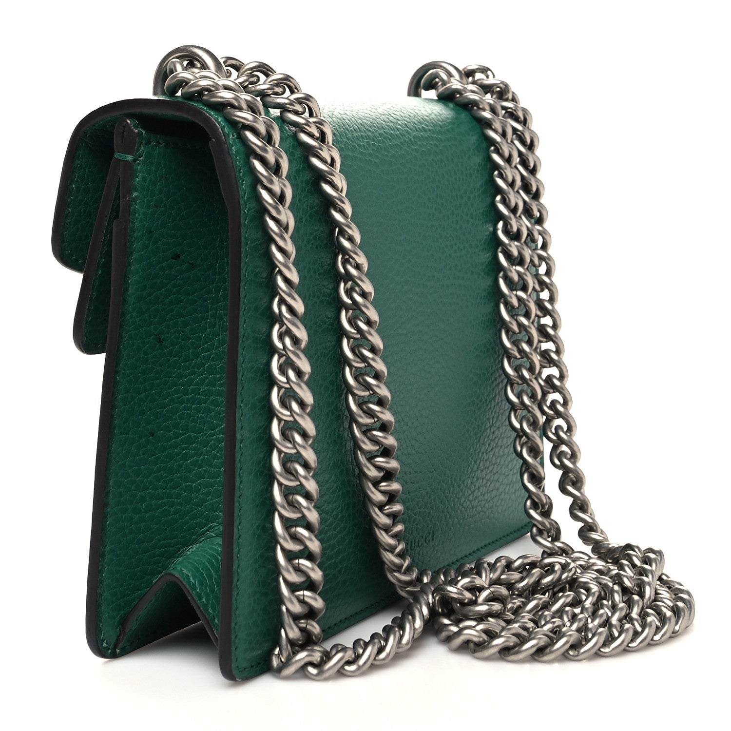 Gucci Calfskin Mini Dionysus Shoulder Bag Emerald 3 of 13