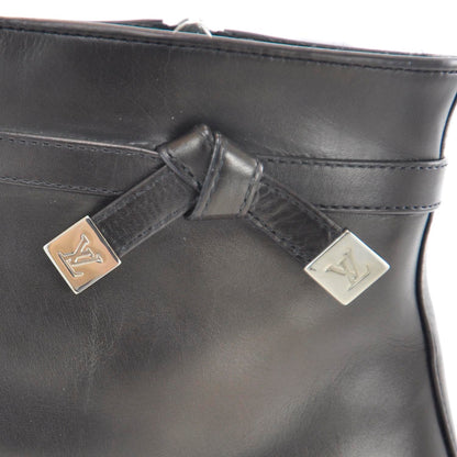 Louis Vuitton Leather Ankle Boots Black 38.5 6 of 8