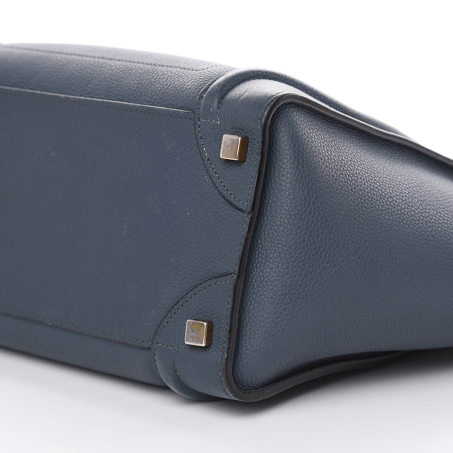 Drummed Calfskin Micro Luggage Orage