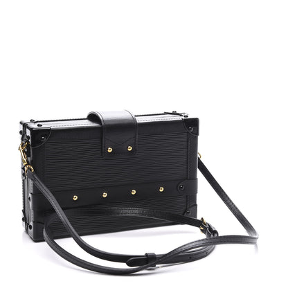 Louis Vuitton Epi Petite Malle Black 2 of 9