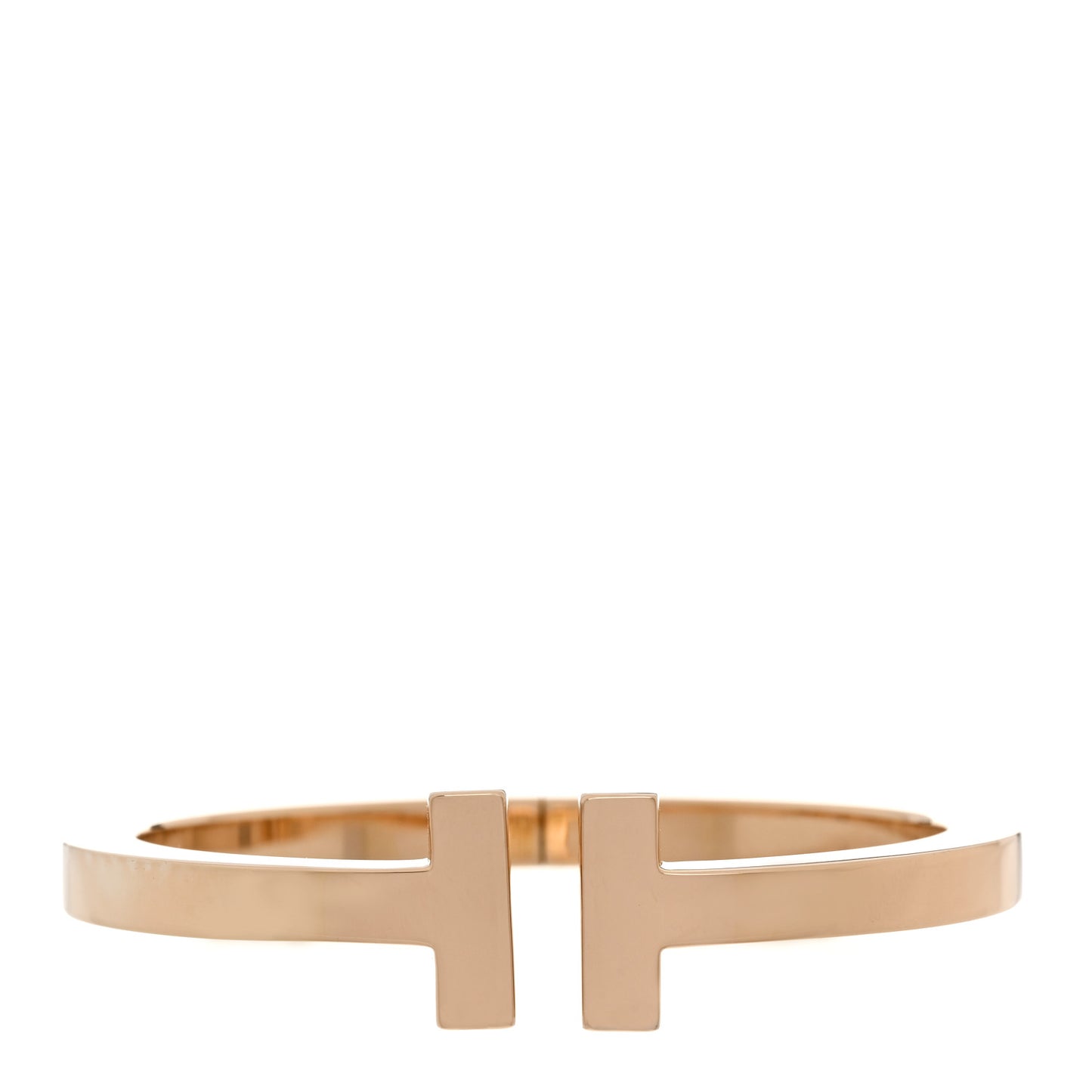 18K Rose Gold T Square Bracelet