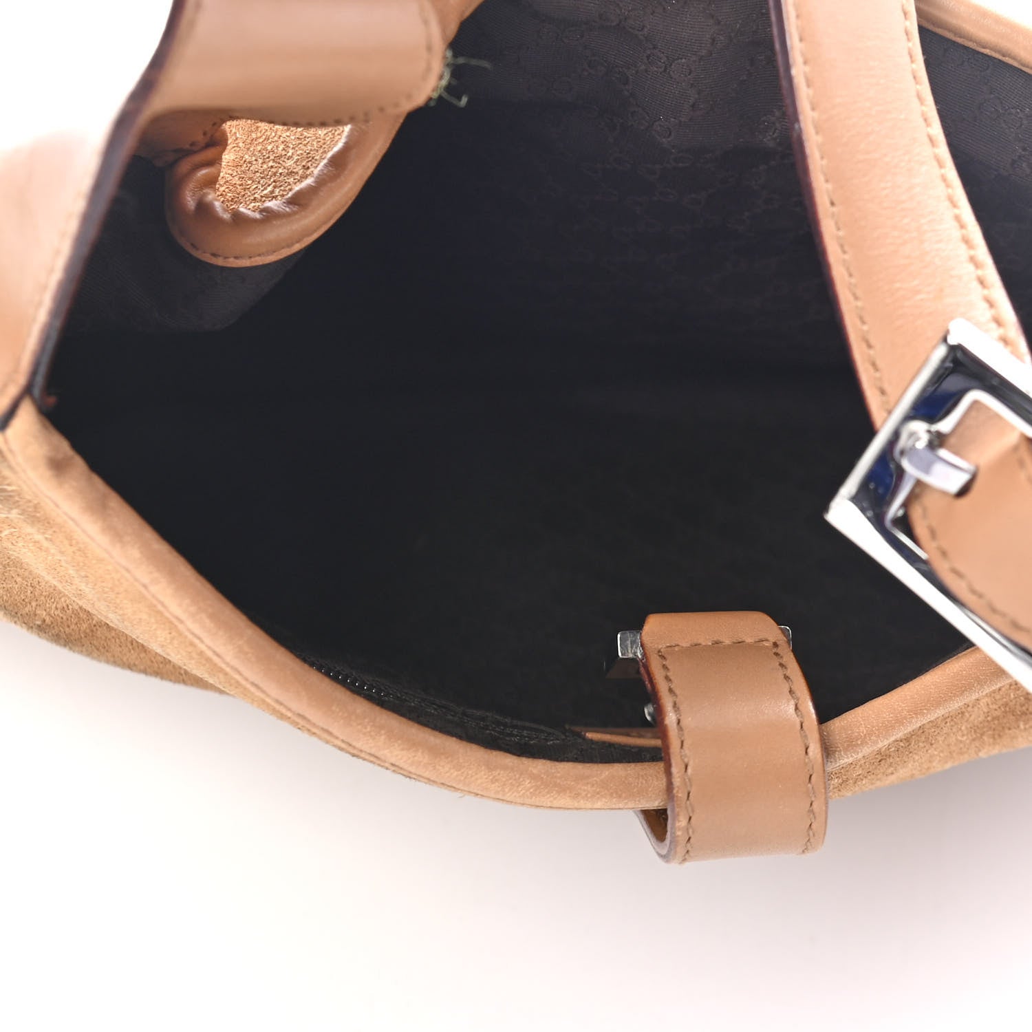 Gucci Suede Small Jackie O Hobo Light Brown 4 of 5
