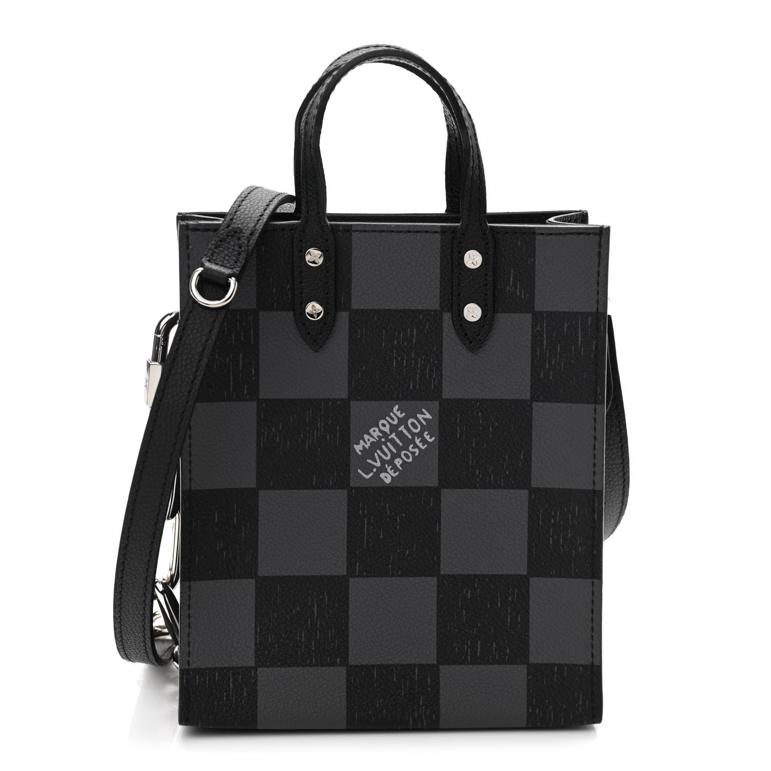 Louis Vuitton Damier Graphite Sac Plat XS Black 1 of 8