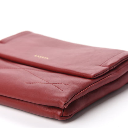 Lanvin Lambskin Mini Sugar Flap Shoulder Bag Red 7 of 10