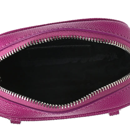 Saint Laurent Grain De Poudre Matelasse Monogram Baby Lou Camera Bag Electric Fuxia 4 of 6