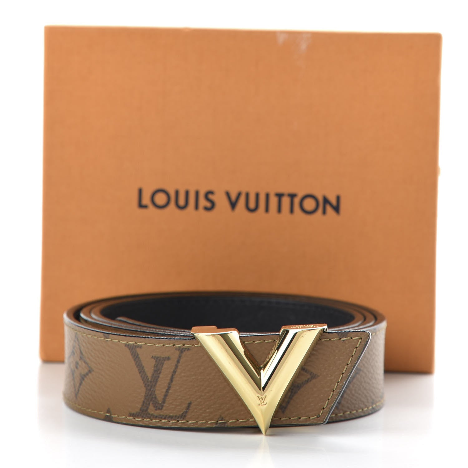 Louis Vuitton Monogram Essential V 30 MM Belt 90 36 6 of 6
