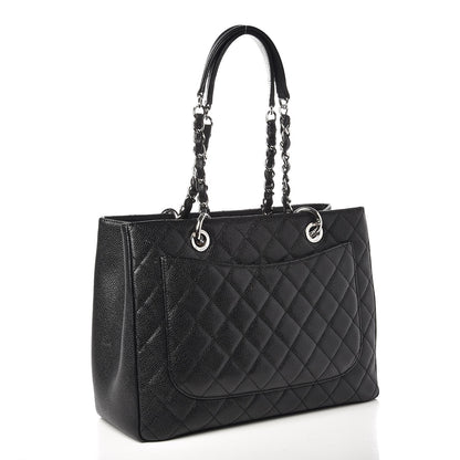 Chanel Caviar Quilted Grand Shopping Tote GST Black 16 of 21