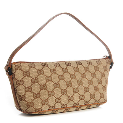 Gucci Monogram Boat Pochette Brown 3 of 7