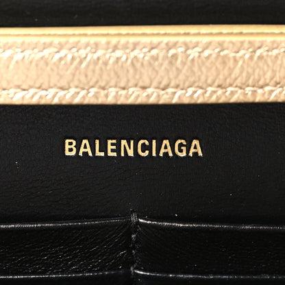 Balenciaga Metallic Grained Calfskin Hourglass Chain Bag Light Gold 5 of 8