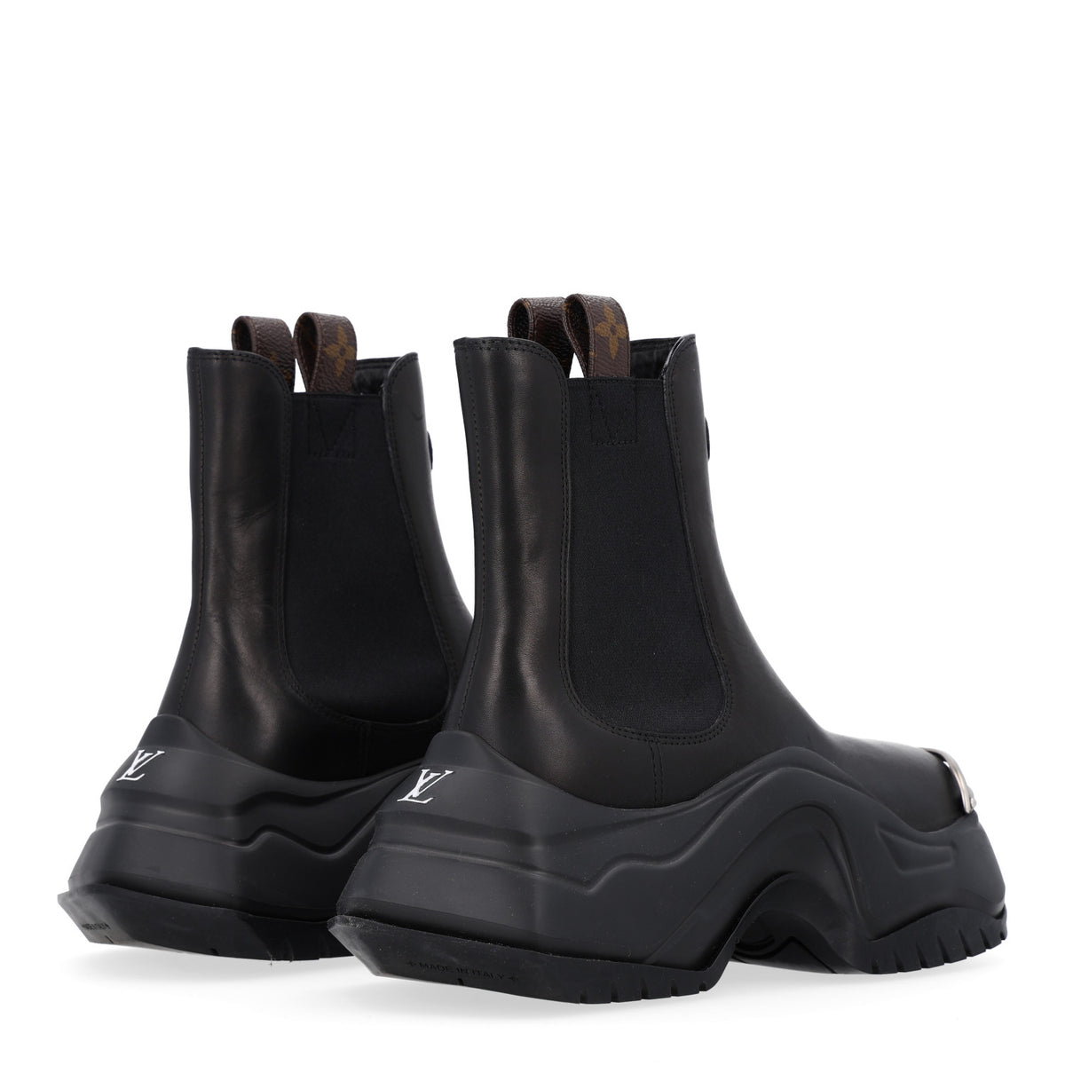 Calfskin Archlight 2.0 Block Heel Ankle Boots 35 Black