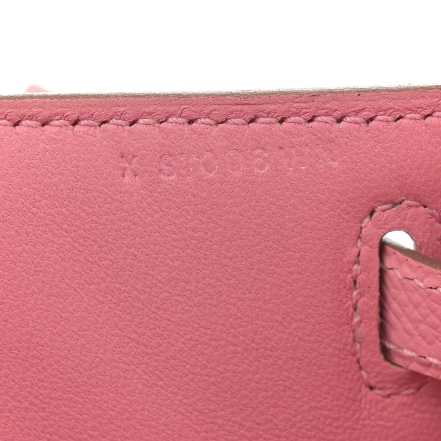 Hermes Epsom Kelly Pochette Clutch Rose Confetti 7 of 7