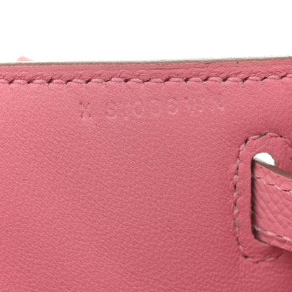 Hermes Epsom Kelly Pochette Clutch Rose Confetti 7 of 7