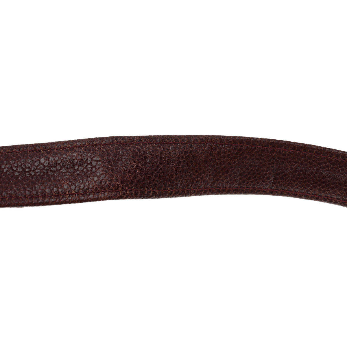 Caviar Flap Shoulder Bag Burgundy