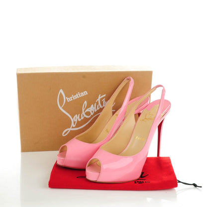 Christian Louboutin Patent Private Number 120 Pumps 39 Rose 5 of 8