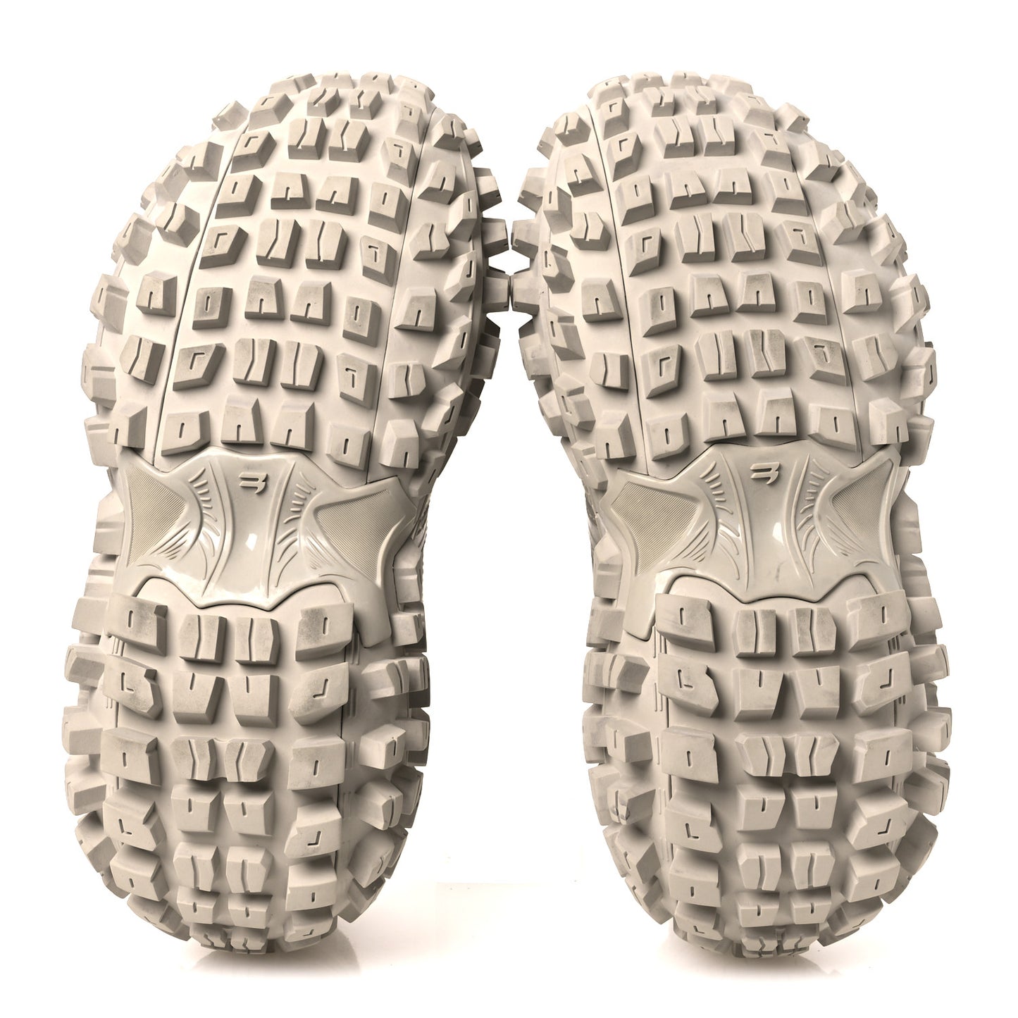 Rubber Mesh Monocolor Womens Defender Sneakers 37 Monocolor Beige