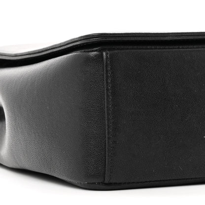 Chanel Sheepskin Chevron Quilted Vintage Mademoiselle Flap Black 9 of 11