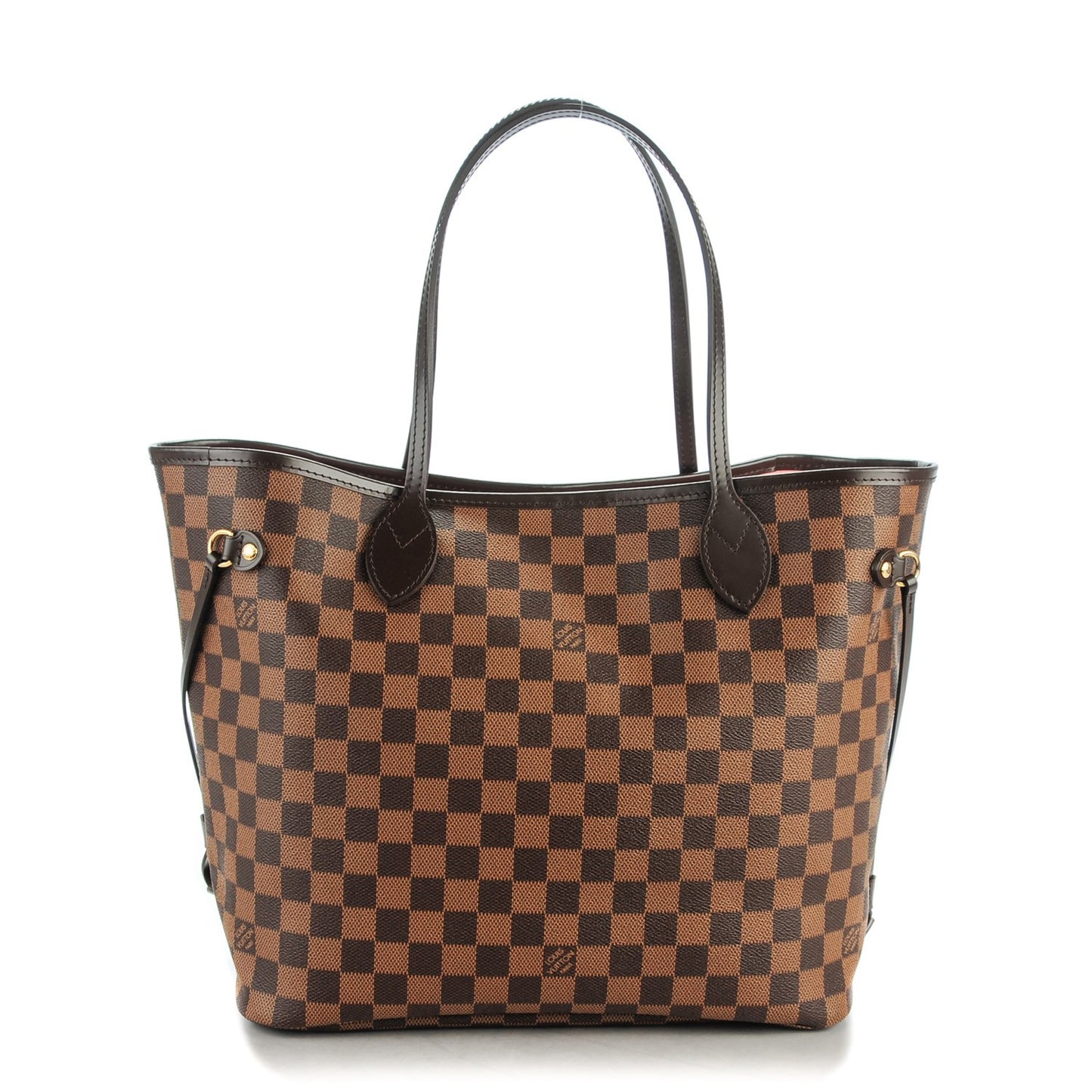 Damier Ebene Neo Neverfull MM Rose Ballerine