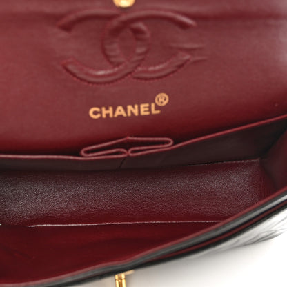 Chanel Lambskin Quilted Small Double Flap Black 6 of 12