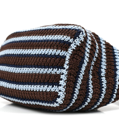 Miu Miu Fabric Crochet Mini Spirit Bag Cacao Celeste 9 of 9