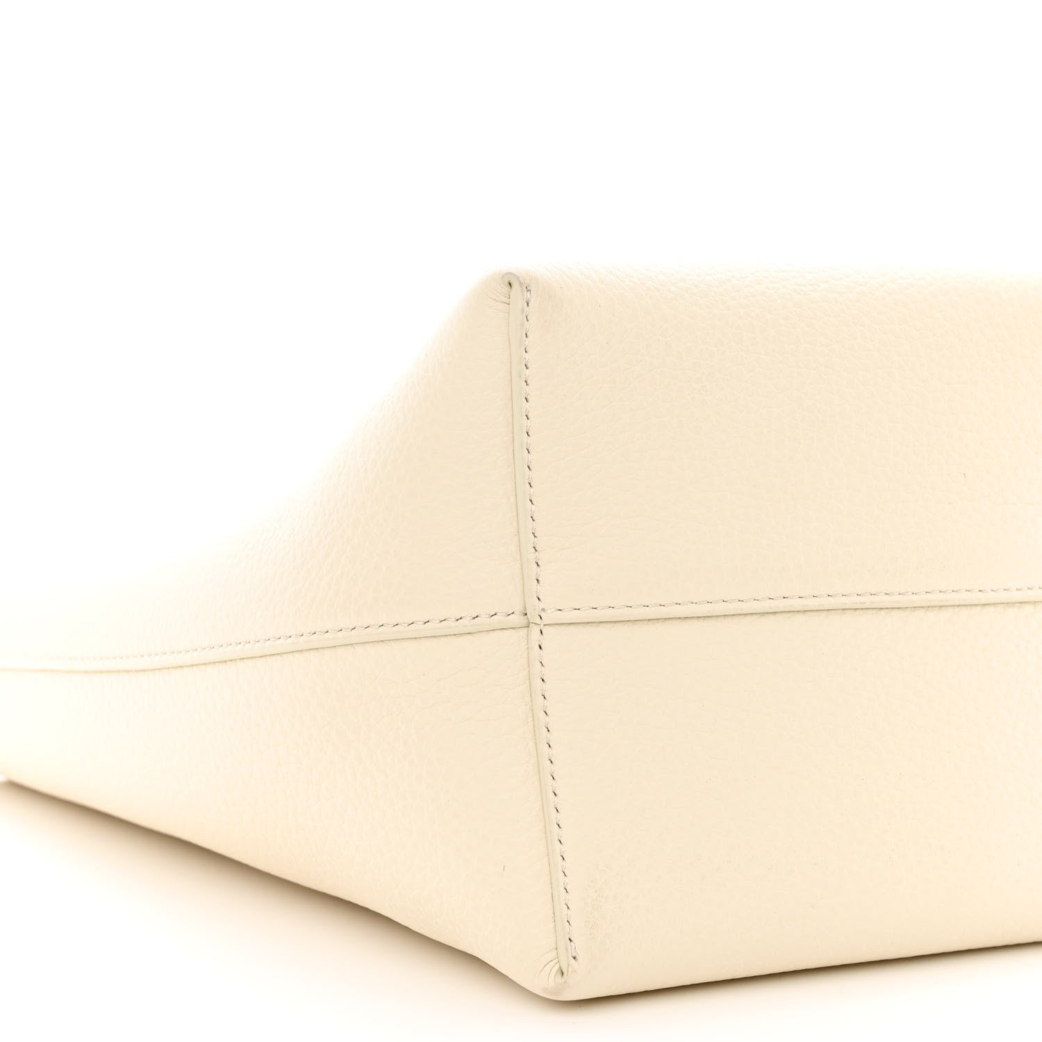 The Row Grained Calfskin Small N/S Park Tote Ivory 8 of 9