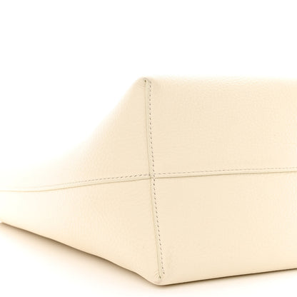 The Row Grained Calfskin Small N/S Park Tote Ivory 8 of 9