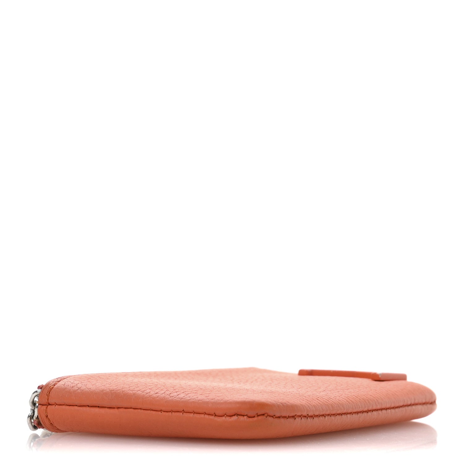 Louis Vuitton Grained Calfskin Aerogram Key Pouch Orange 4 of 8