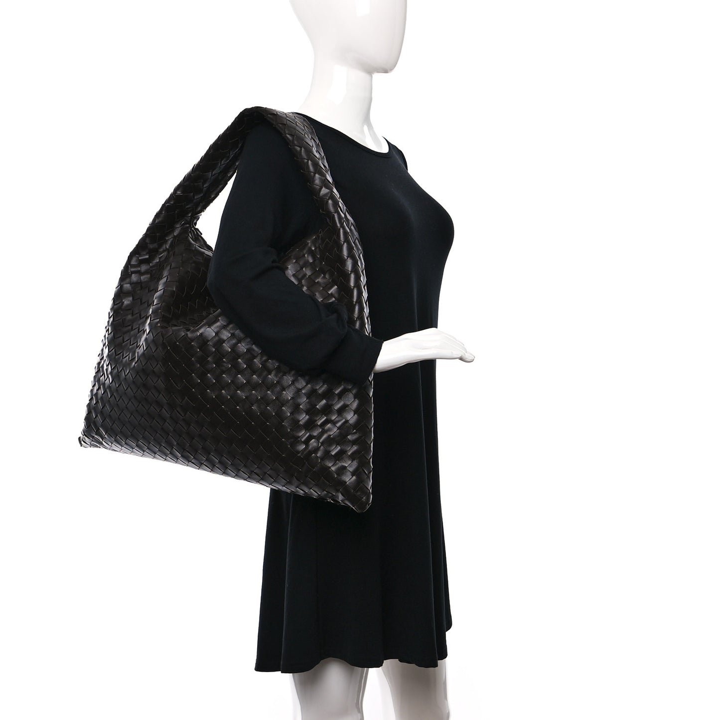 Calfskin Intrecciato Large Hop Fondant