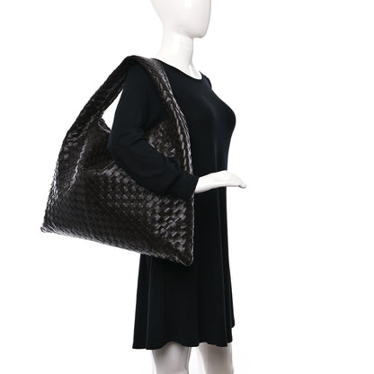 Bottega Veneta Calfskin Intrecciato Large Hop Fondant 2 of 8