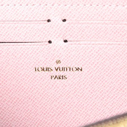 Louis Vuitton Monogram Clemence Wallet Rose Ballerine 6 of 8