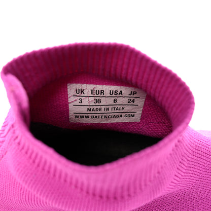 Balenciaga Technical 3D Recycled Knit Womens Speed 2.0 Sneakers 36 Pink White 8 of 14