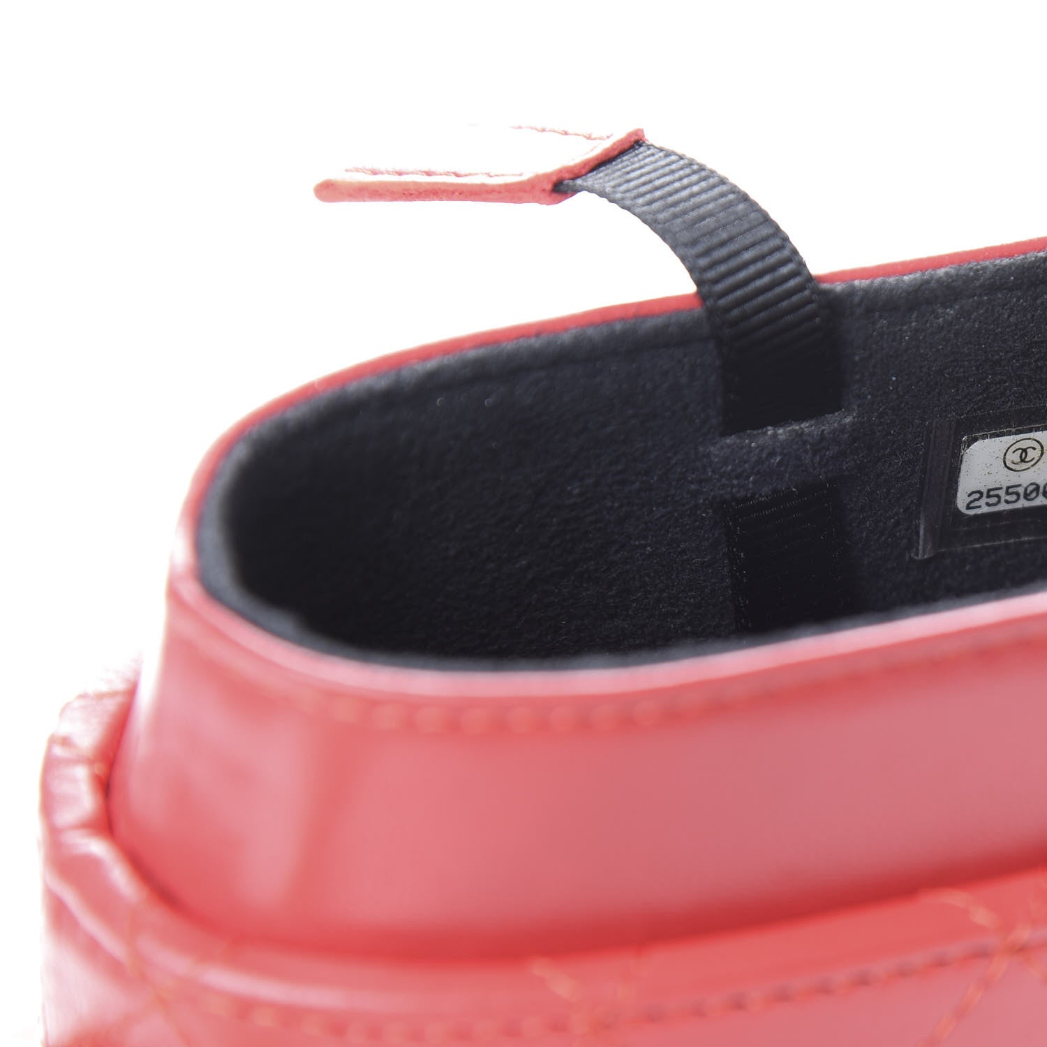 Chanel Lambskin Quilted Chain Around Phone Holder Red 8 of 10