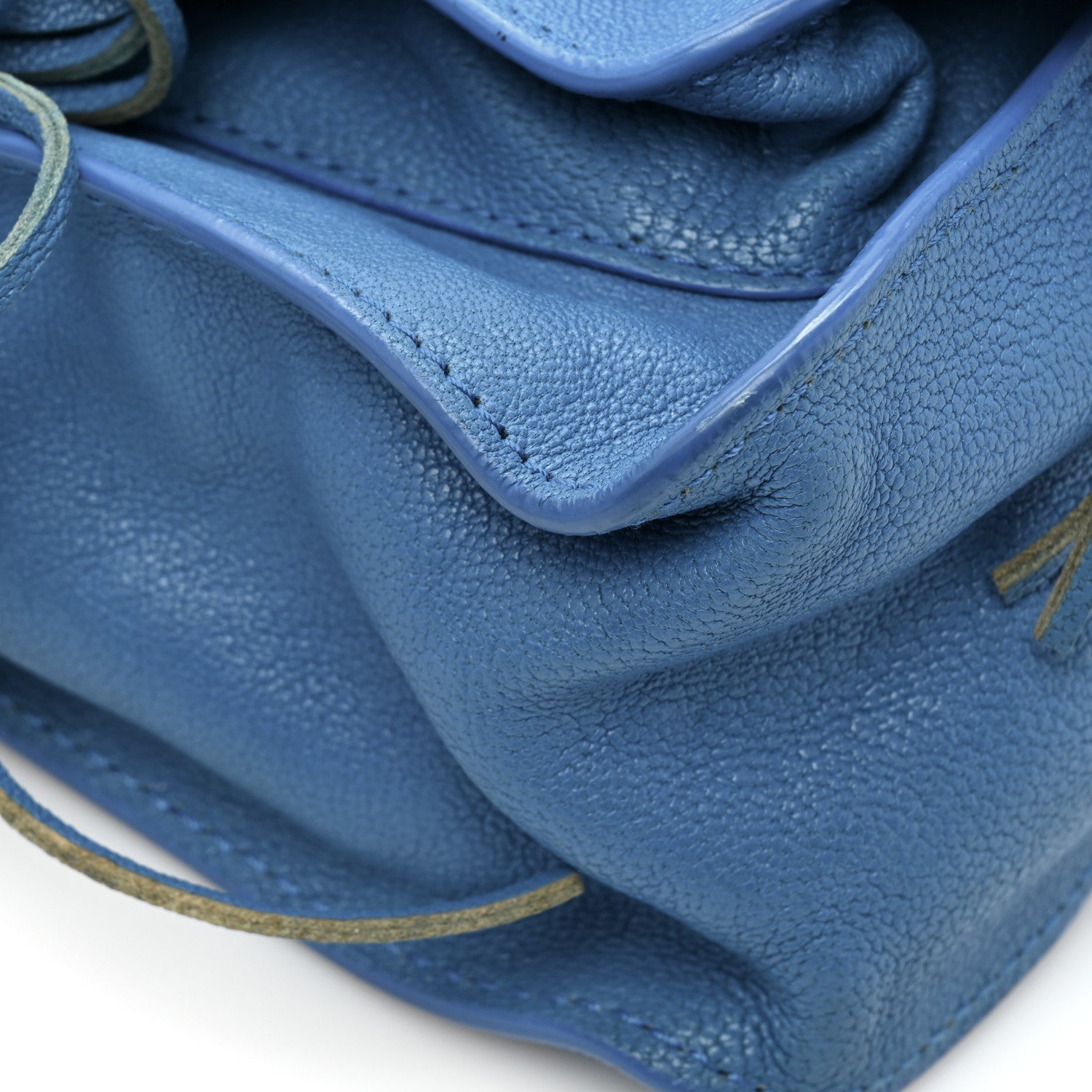 Proenza Schouler Lambskin Fringe PS1 Crossbody Pouch Cobalt Blue 10 of 13