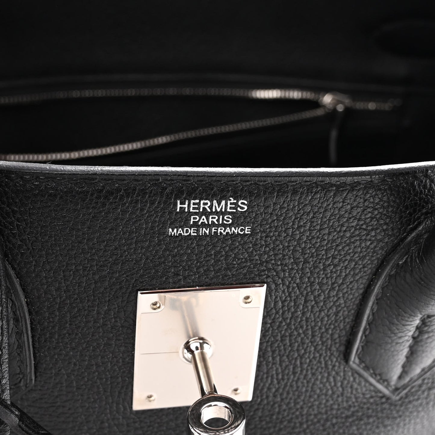Taurillon Clemence Birkin 30 Black