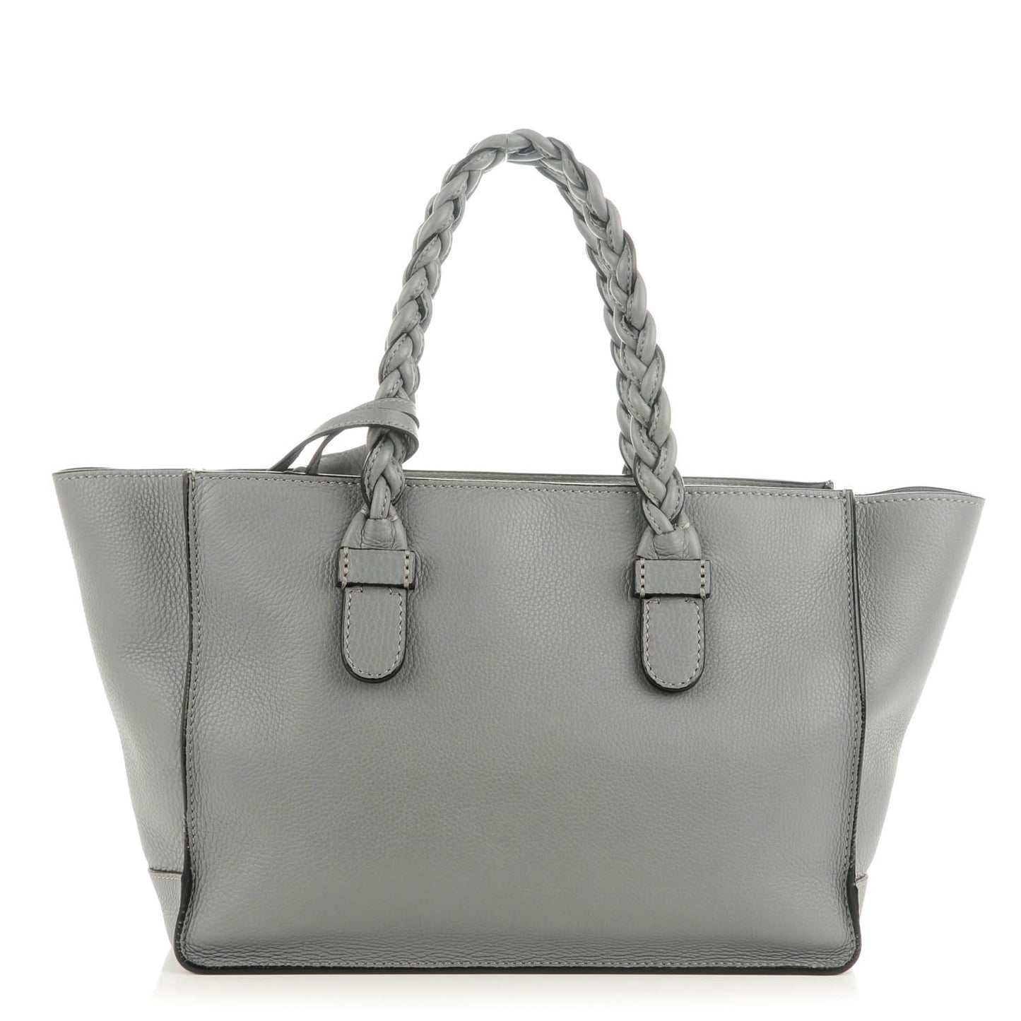 Grained Calfskin Small To Be Cool Tote Grigio Perla