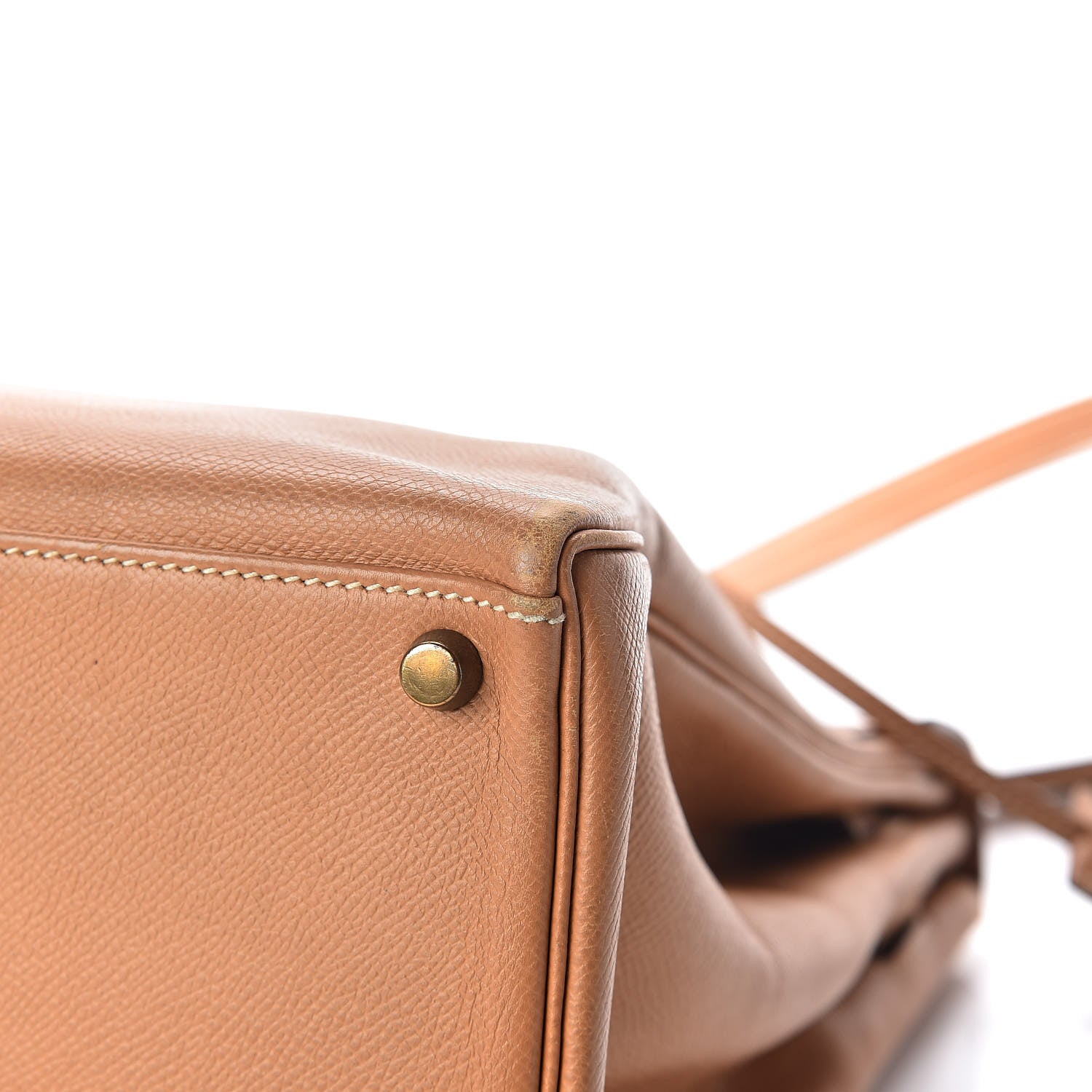Hermes Courchevel Kelly Retourne 40 Tabac Camel 6 of 18
