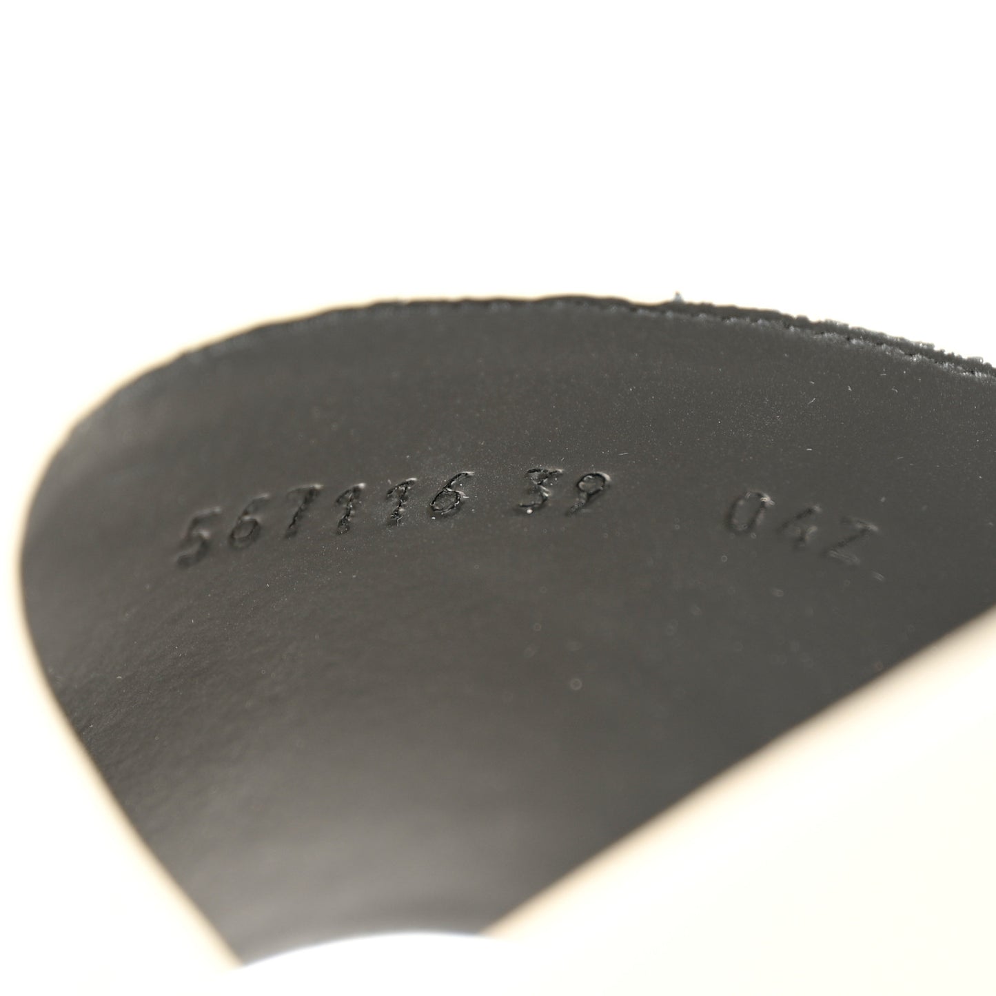 Microguccissima Slide Sandals 39 Ivory