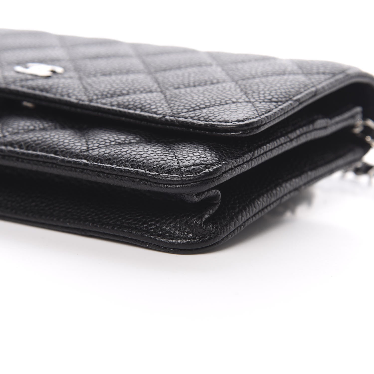 Chanel Caviar Quilted Wallet On Chain WOC Black 11 of 13
