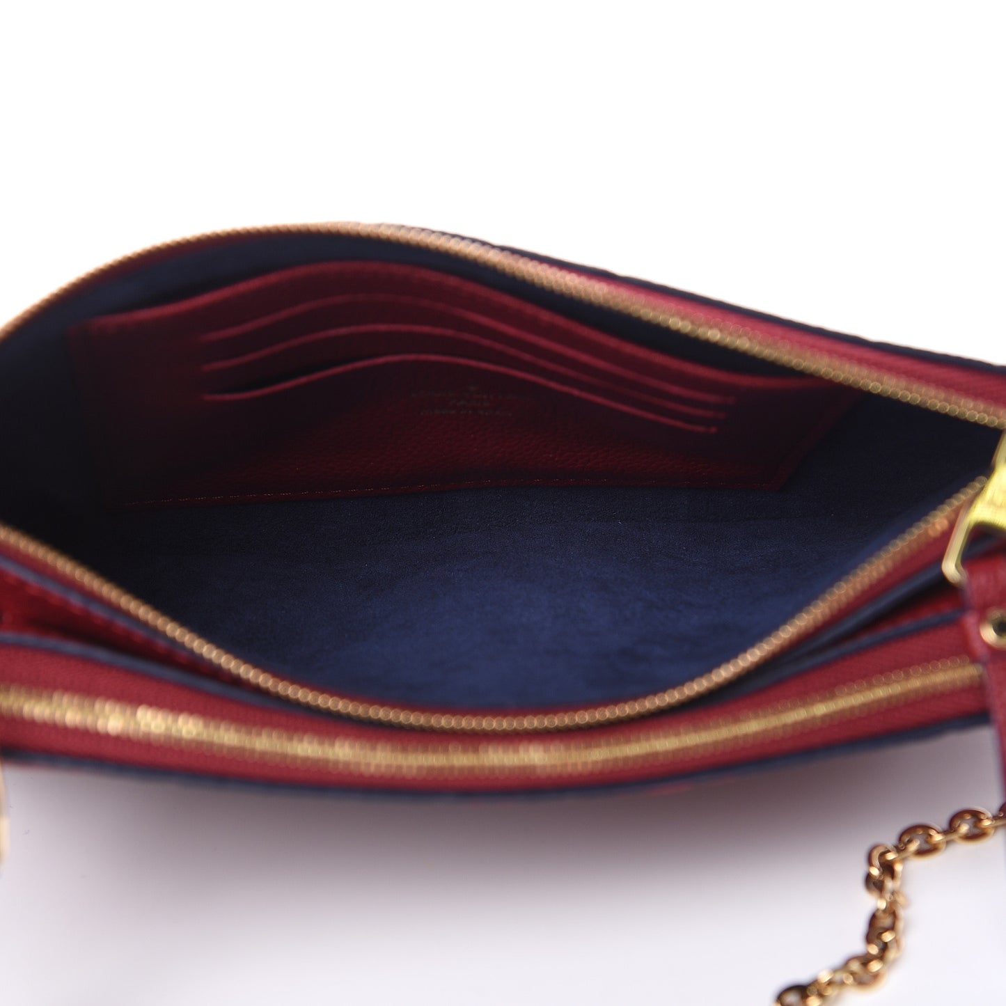 Empreinte Double Zip Pochette Cherry Berry