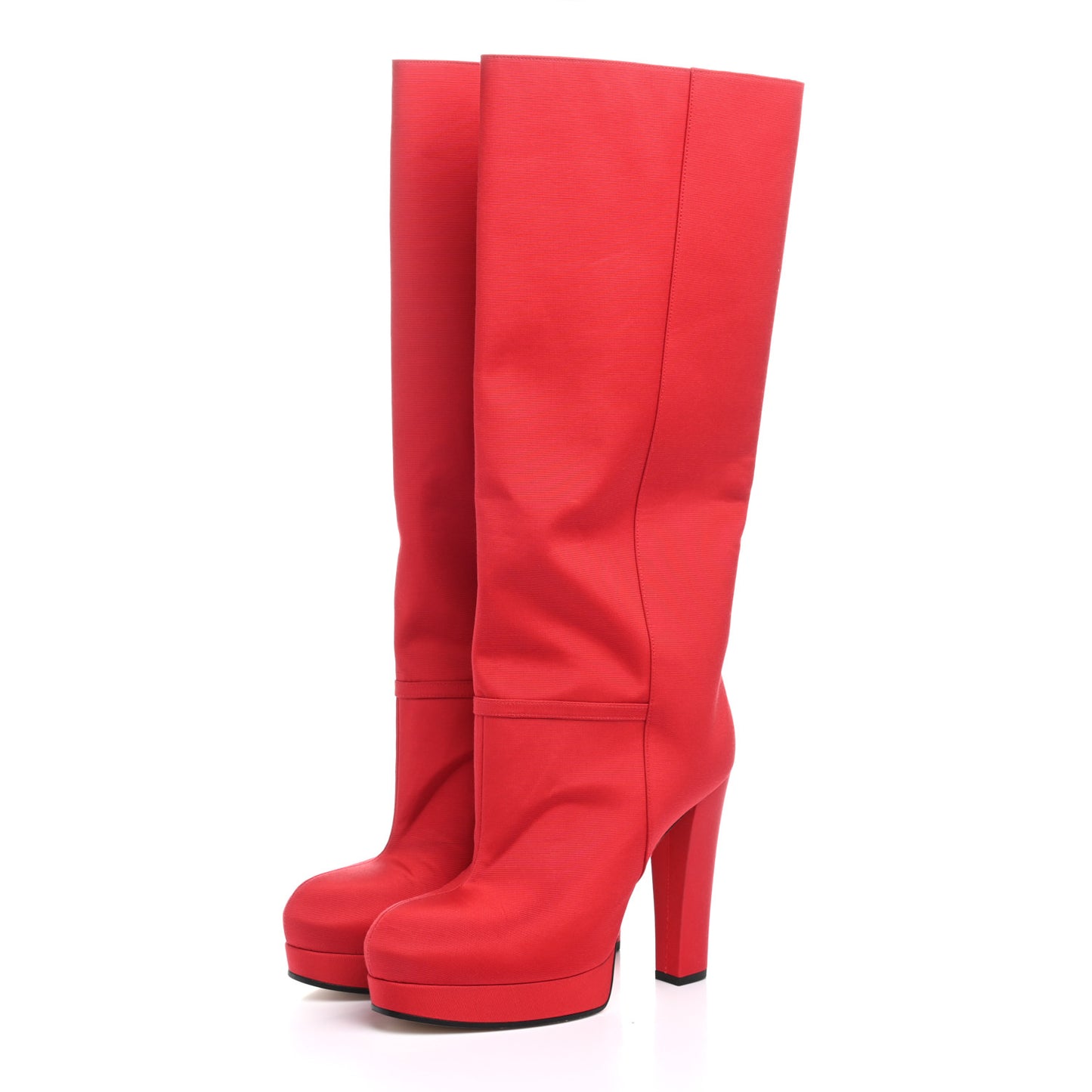 Twill Larius Knee High Boots 39 Heron Red
