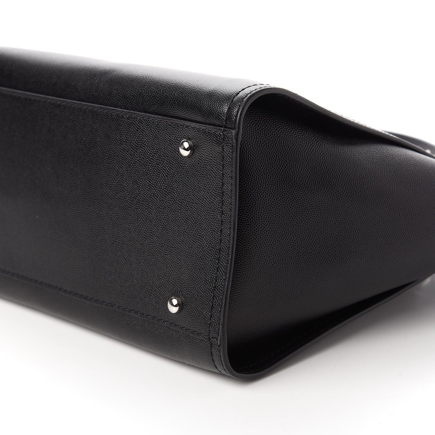 Caviar Small Studded Deauville Tote Black